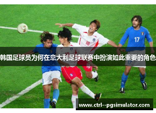 韩国足球员为何在意大利足球联赛中扮演如此重要的角色